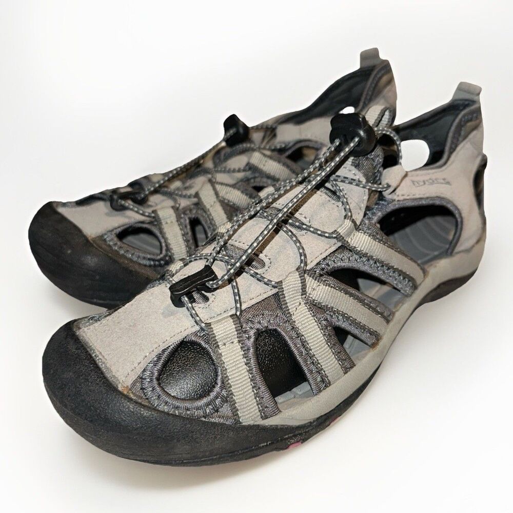 Nevados Breeze Low Water Closed Toe Hydro Sport Outdoor Sandal Gray Womens 8